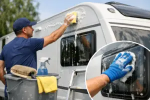 Caravan-Reinigung Schritt für Schritt