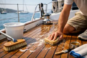 Boot Deck richtig pflegen in 7 klaren Schritten