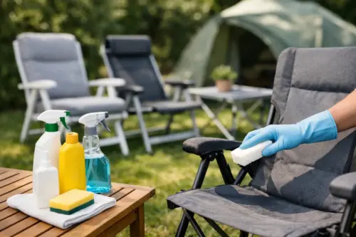 Welche Reiniger für Campingmöbel passen?