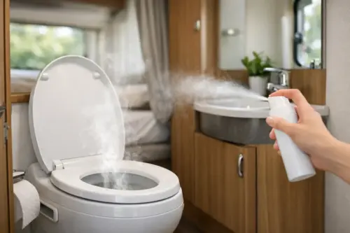 Carvan Toiletten Geruch schnell beseitigen