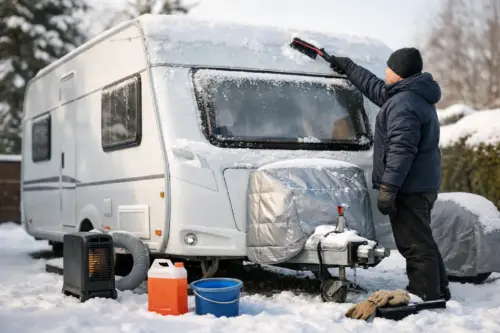 Wohnwagen winterfest machen: 10 praktische Tipps